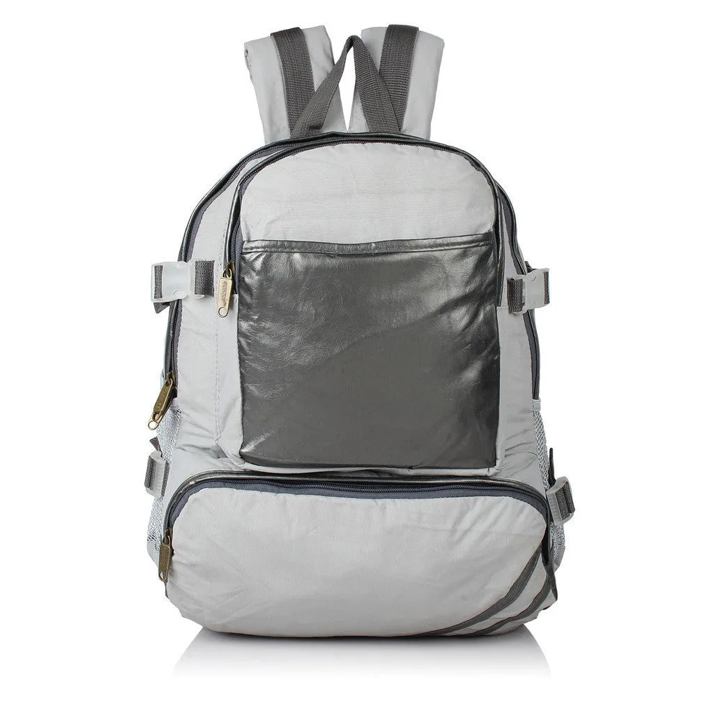 Suntop A8 17 L Backpack(Silver and Grey)