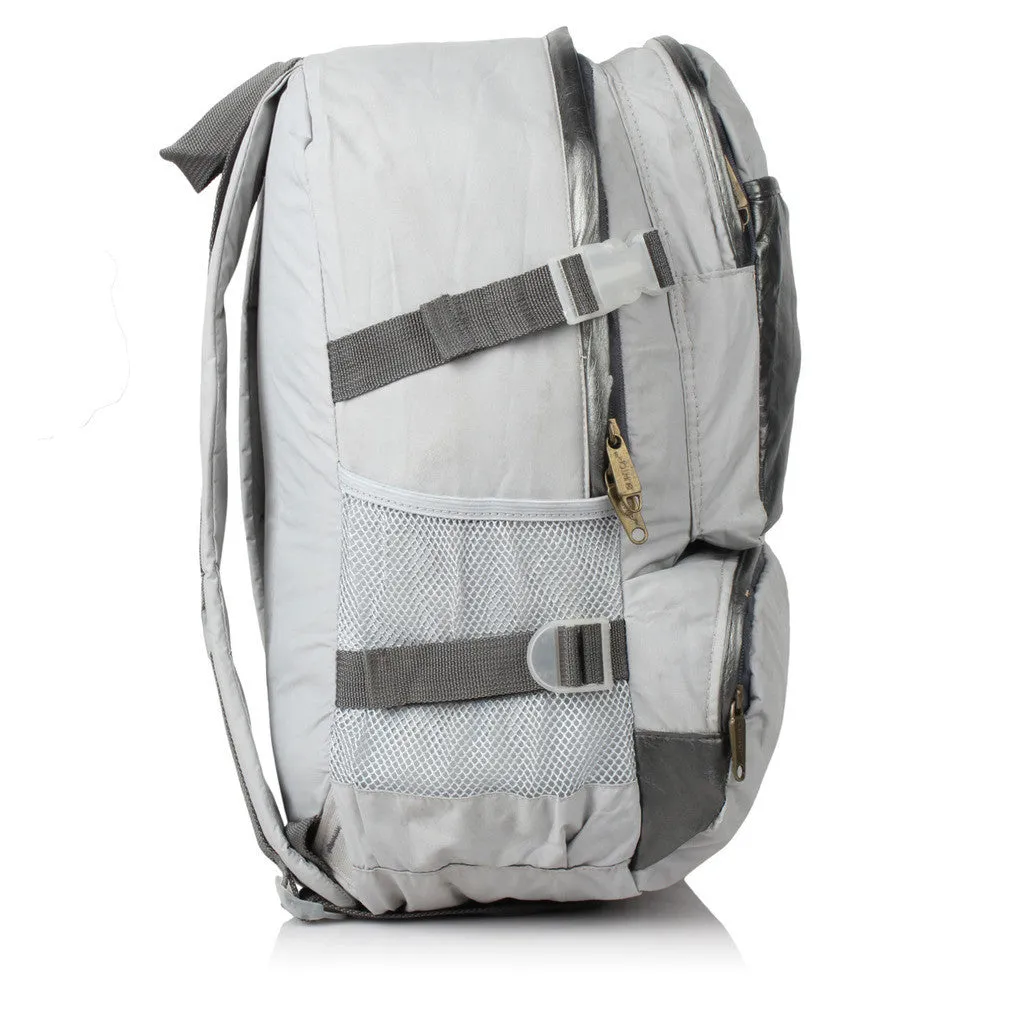 Suntop A8 17 L Backpack(Silver and Grey)