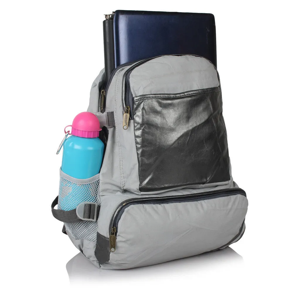 Suntop A8 17 L Backpack(Silver and Grey)