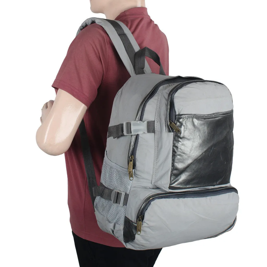 Suntop A8 17 L Backpack(Silver and Grey)
