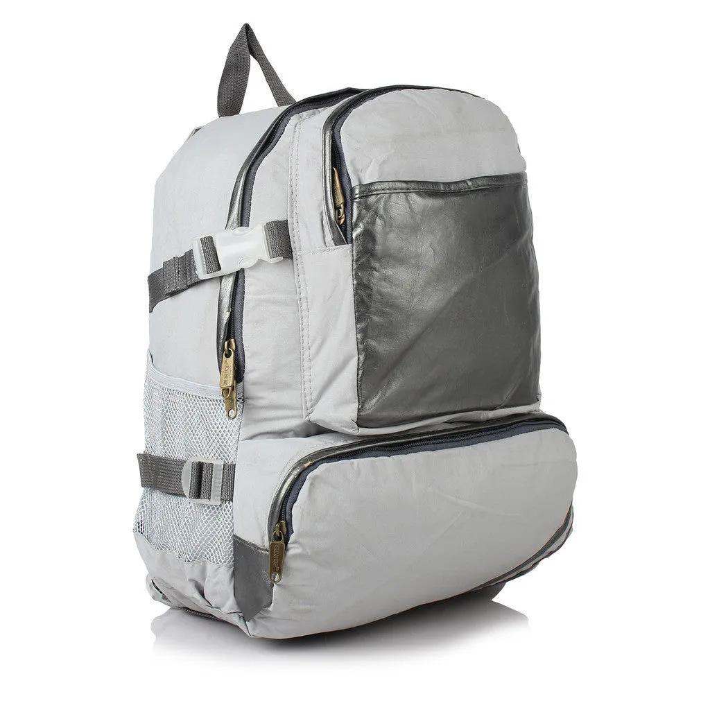 Suntop A8 17 L Backpack(Silver and Grey)