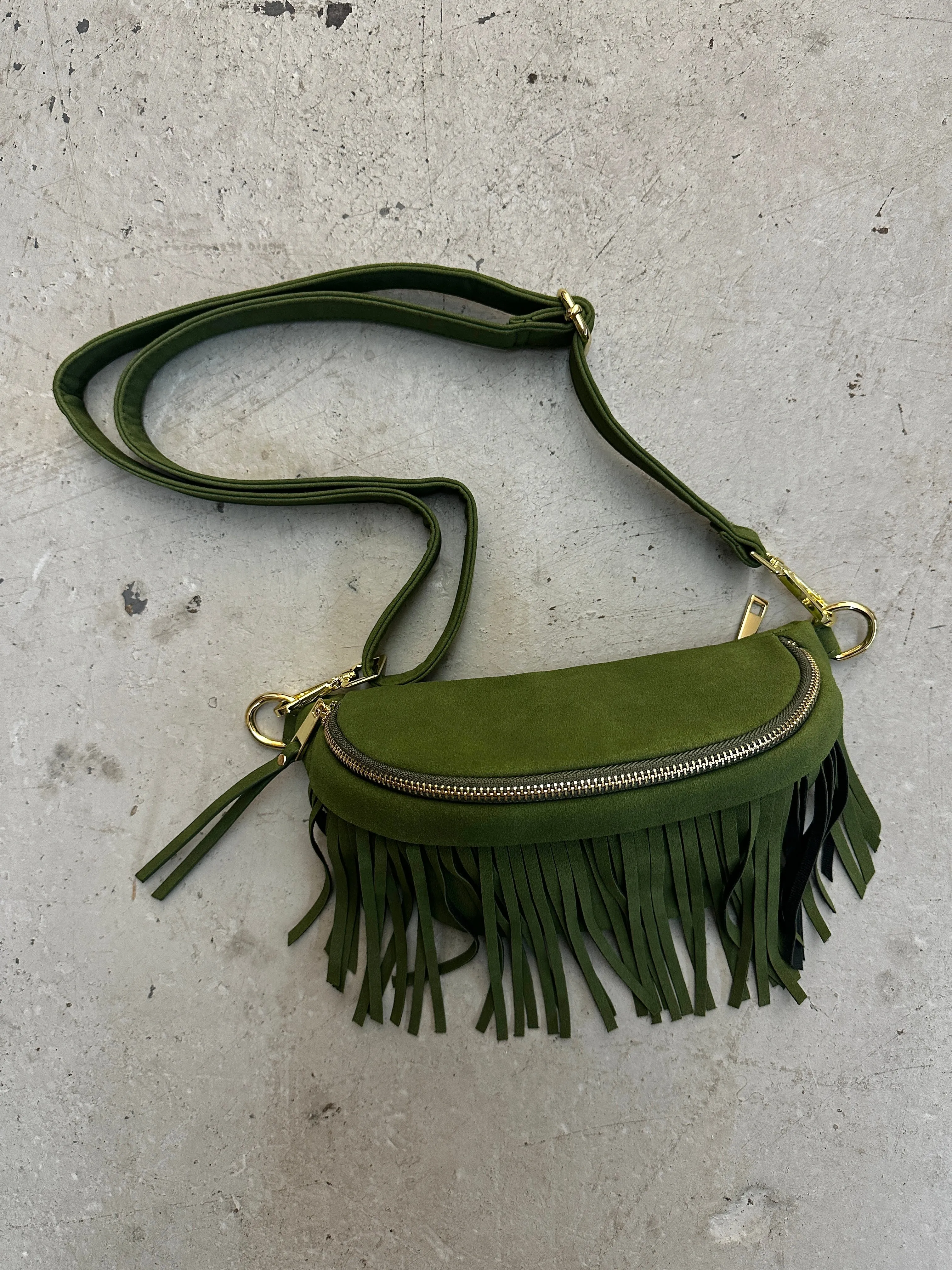 The Kelli Fringe Sling Bag