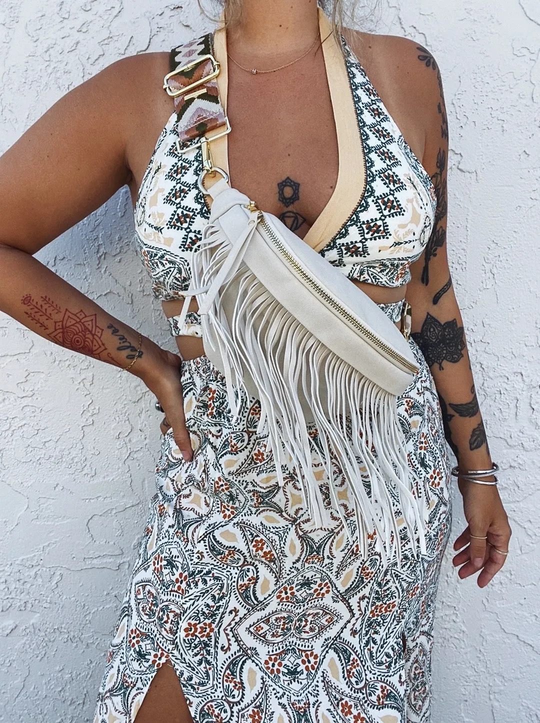 The Kelli Fringe Sling Bag