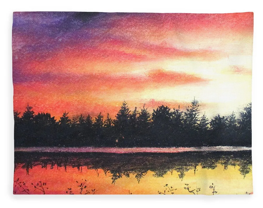 Tilted Night Sky - Blanket