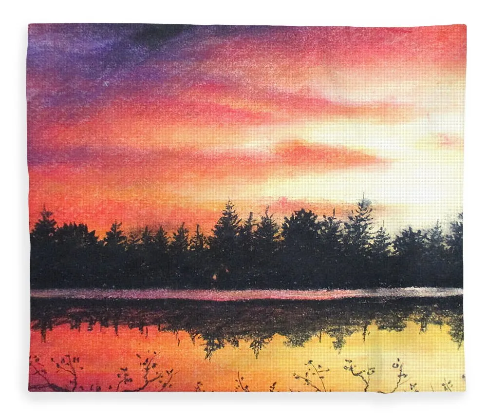 Tilted Night Sky - Blanket