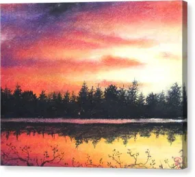 Tilted Night Sky - Canvas Print