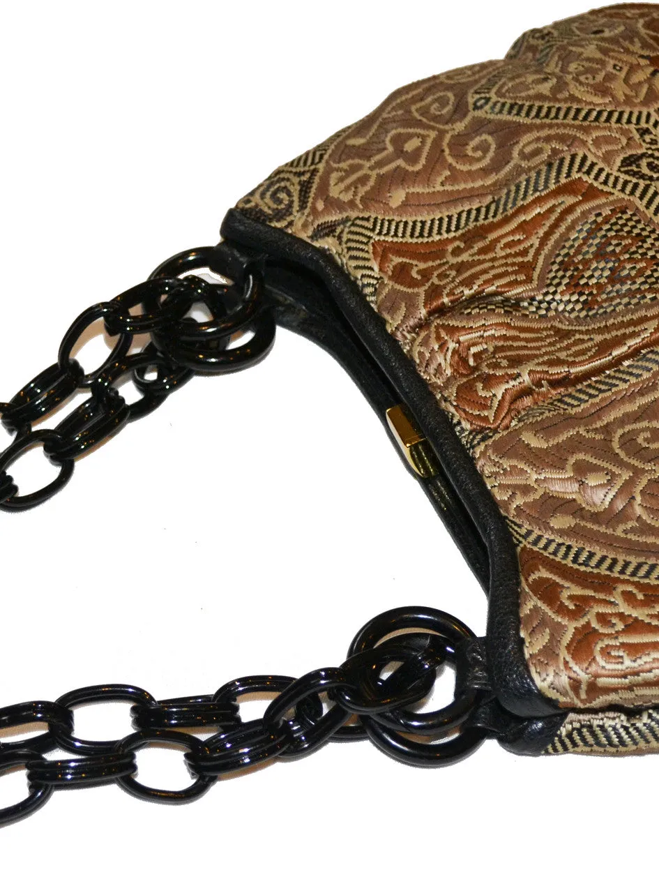Vintage 1960's Koret handbag in beautiful fabric