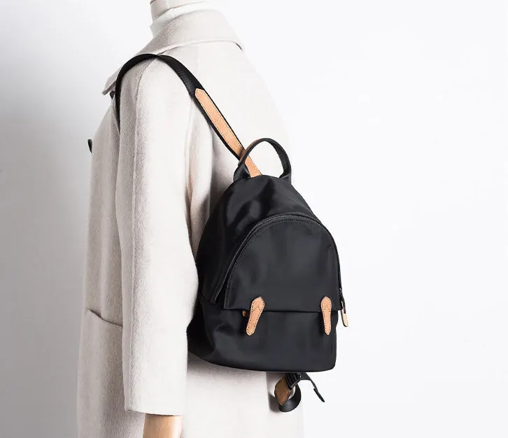 Womens Boho Leather Backpack Bag Leather Rucksack For Women Accessories