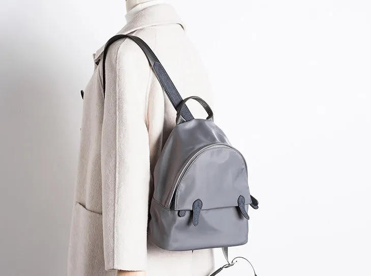 Womens Boho Leather Backpack Bag Leather Rucksack For Women Accessories