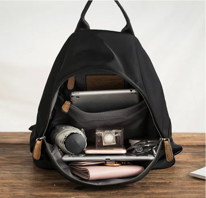 Womens Boho Leather Backpack Bag Leather Rucksack For Women Accessories