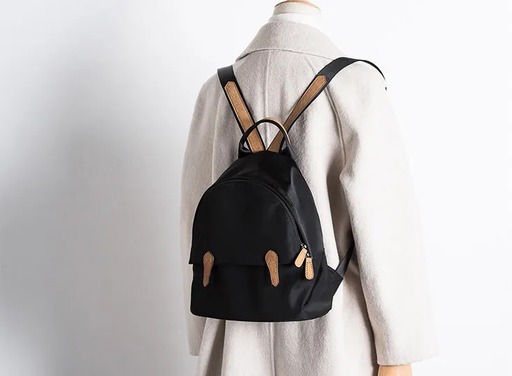 Womens Boho Leather Backpack Bag Leather Rucksack For Women Accessories