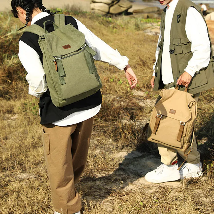 Womens Laptop Backpack Canvas Hiking Backpack For Women