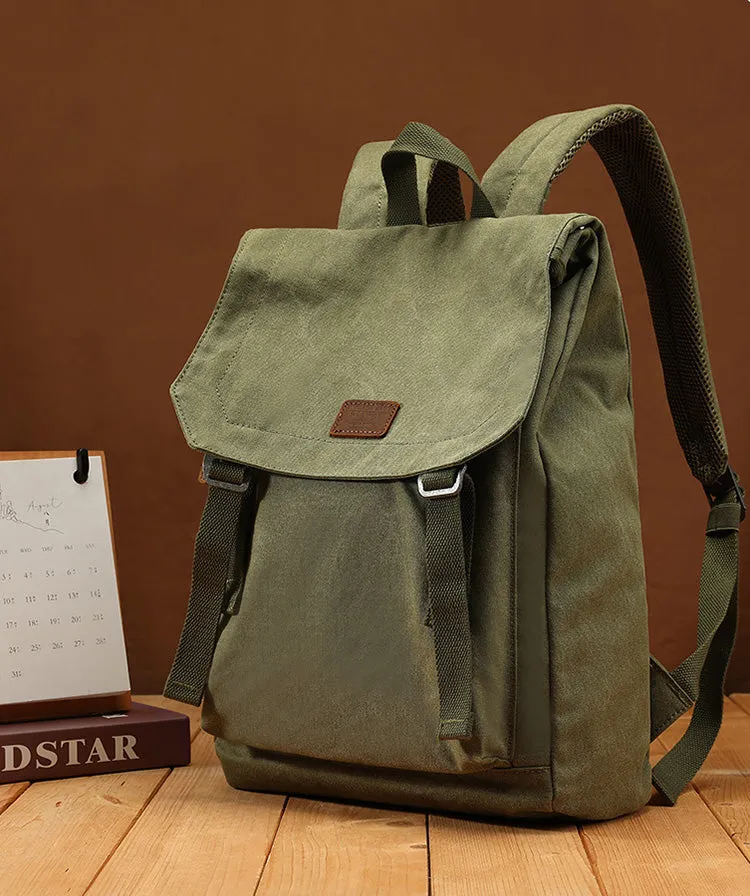 Womens Laptop Backpack Canvas Hiking Backpack For Women