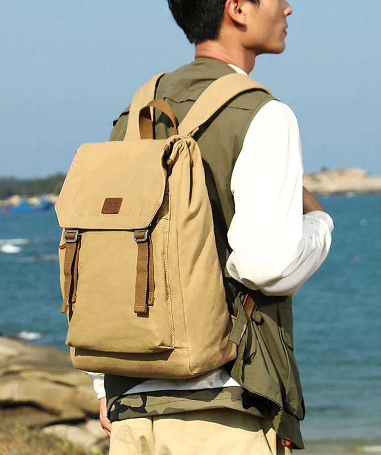 Womens Laptop Backpack Canvas Hiking Backpack For Women