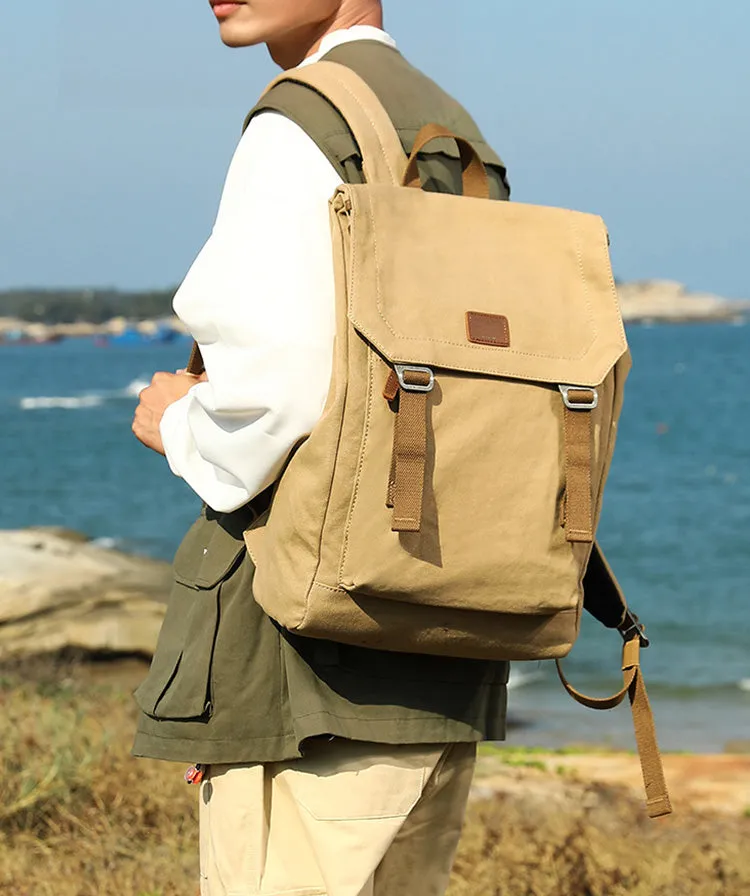 Womens Laptop Backpack Canvas Hiking Backpack For Women