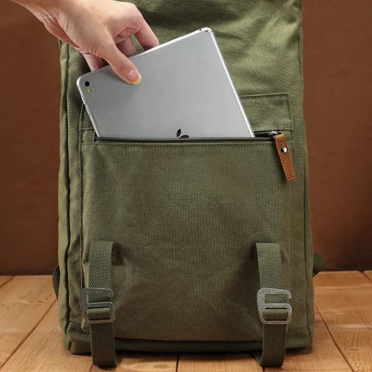 Womens Laptop Backpack Canvas Hiking Backpack For Women